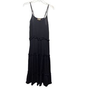 Jorja Black Summer Dress with Lining Size Small